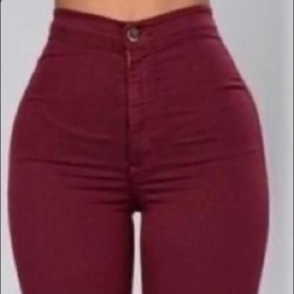 burgundy joe boxer push up skinnny jeans